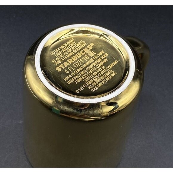 2019 Starbucks Pike Place First Store Original Logo Ceramic Demitasse Mug 4oz - Picture 6 of 8